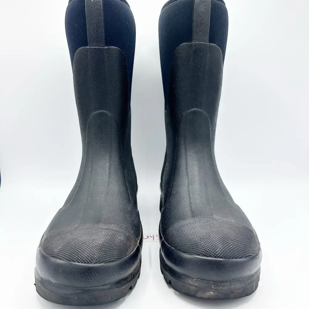 The Muck Boot Company Women's Size 10 Chore Classic Mid Black Purple Waterproof